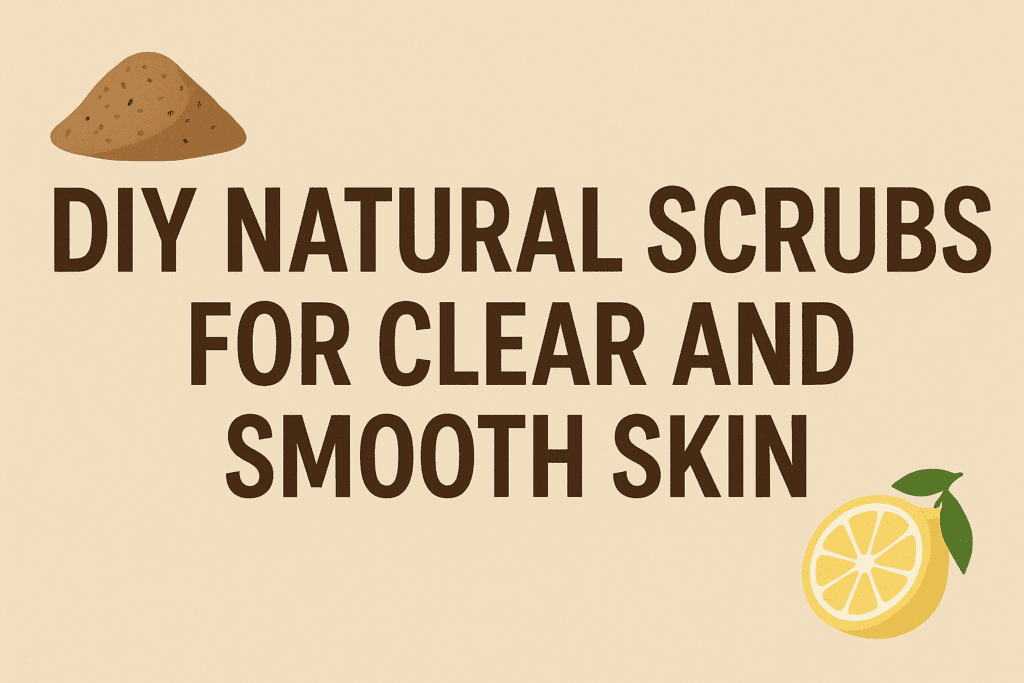 DIY Natural Scrubs for Clear and Smooth Skin